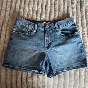 Levi's Light Blue Jean Shorts for Women